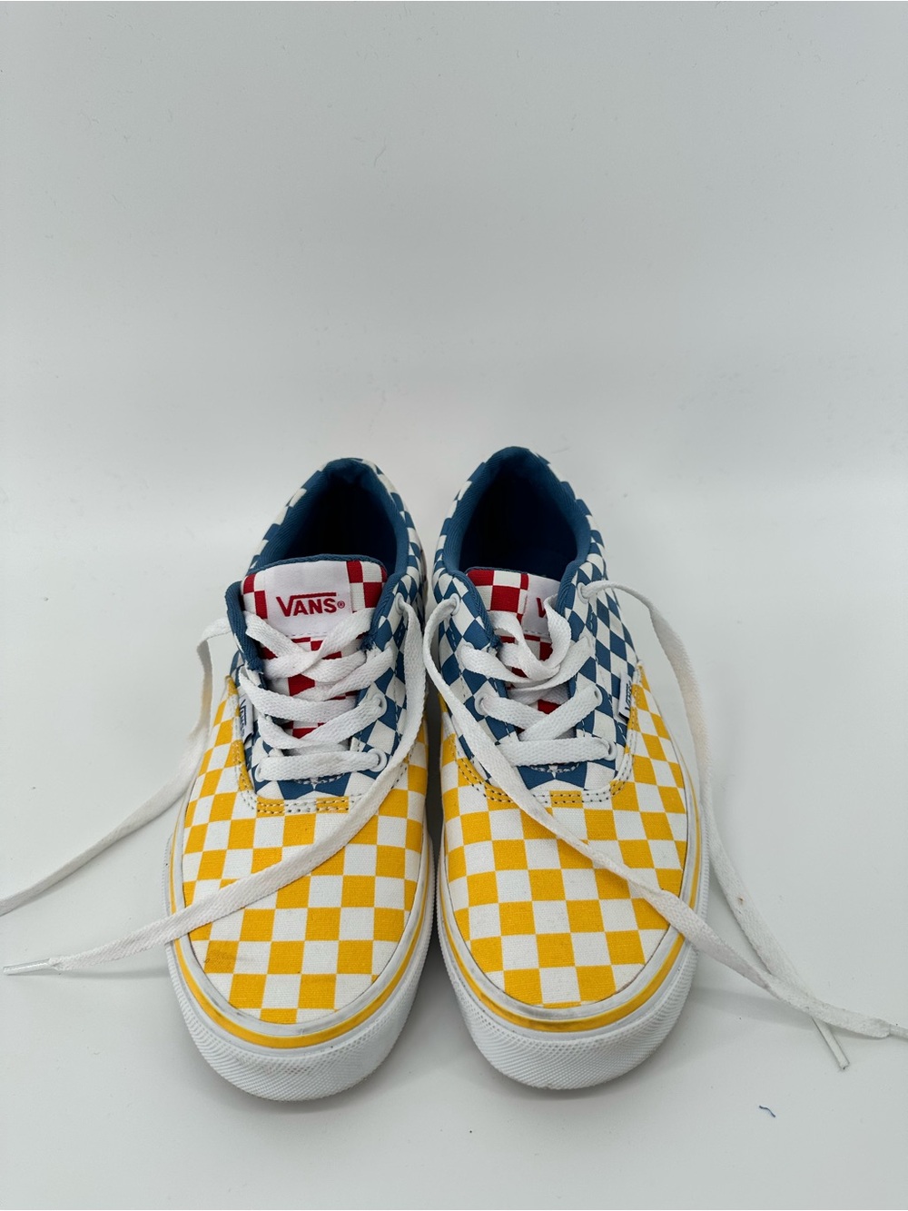 NWOT Kids Vans in Bold Colors. Slip On Sneakers. Size 5